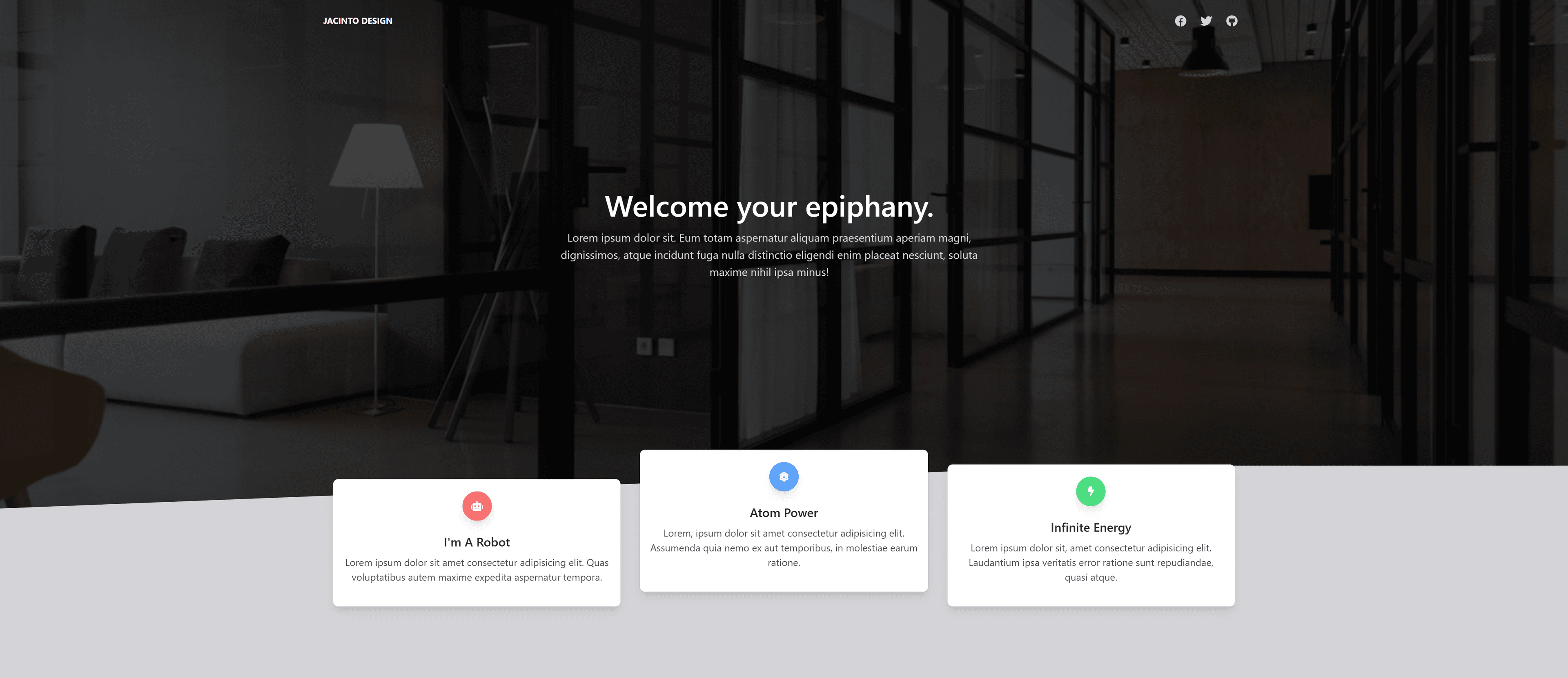 Animated Business Landing